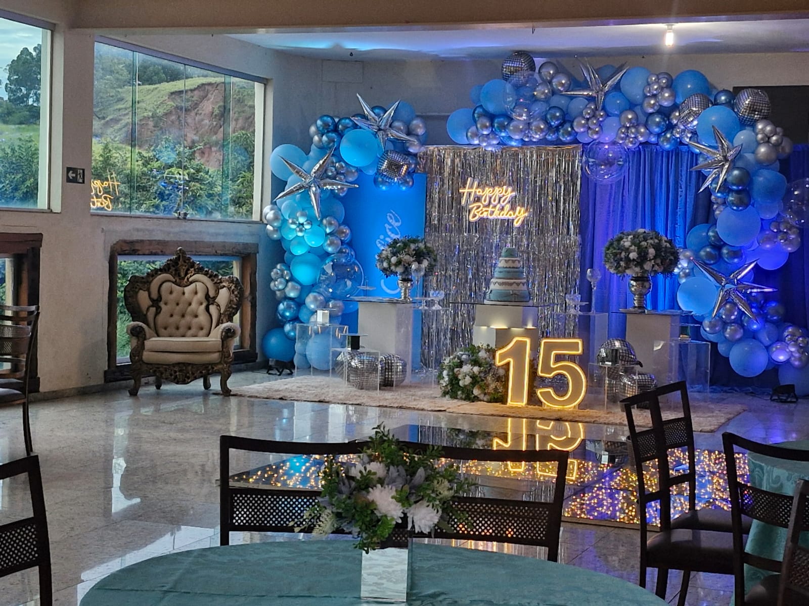 Festa de 15 anos no Espaço Master